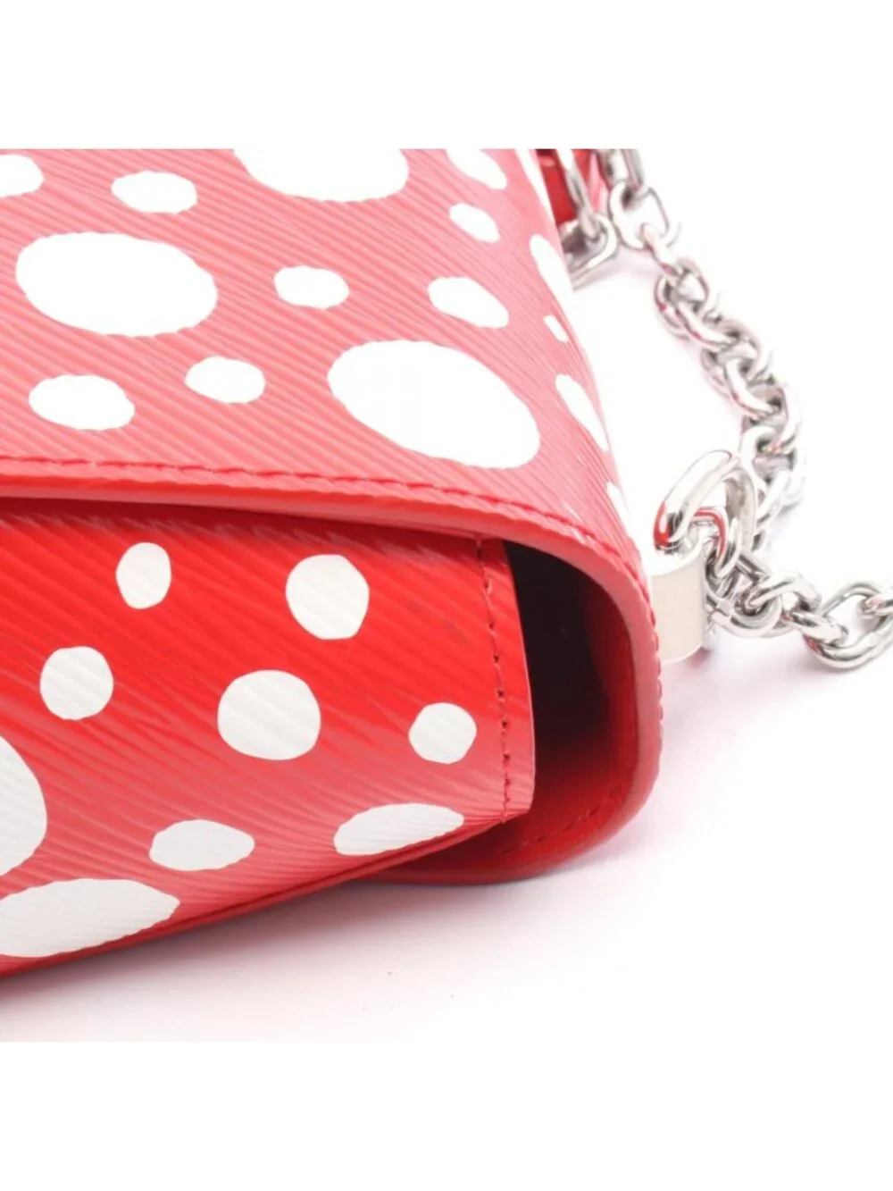Louis Vuitton Shoulder Bag LV YK Twist MM Rouge Leather LV